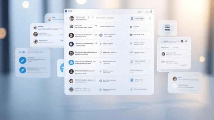 Beberapa kartu chat Telegram melayang menggambarkan grup, kanal, bot, dan panggilan