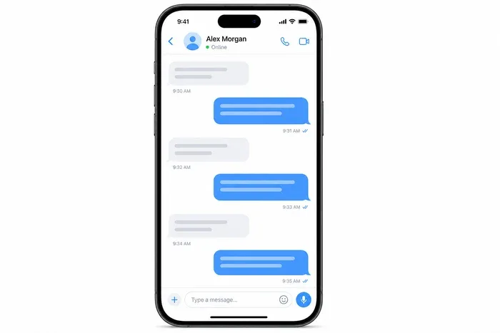 Aplikasi Telegram Messenger pada iPhone dengan chat bahasa Indonesia