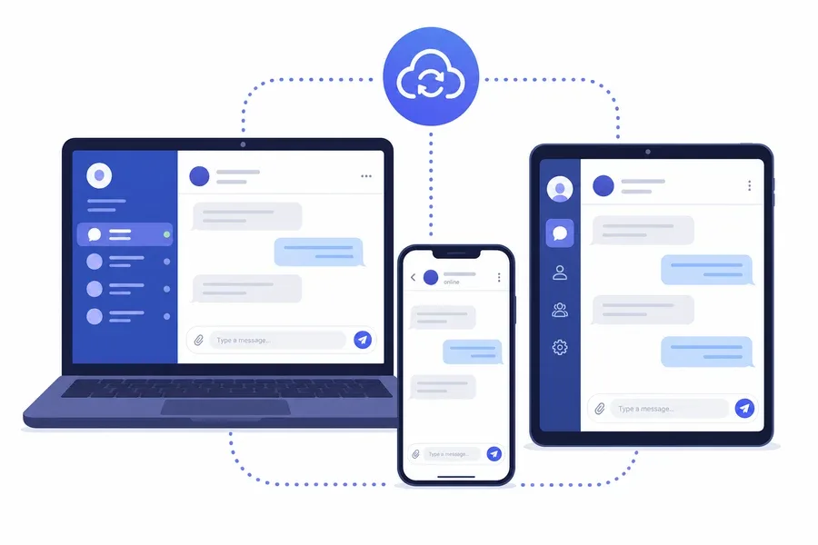 Cloud Chat Lintas Perangkat