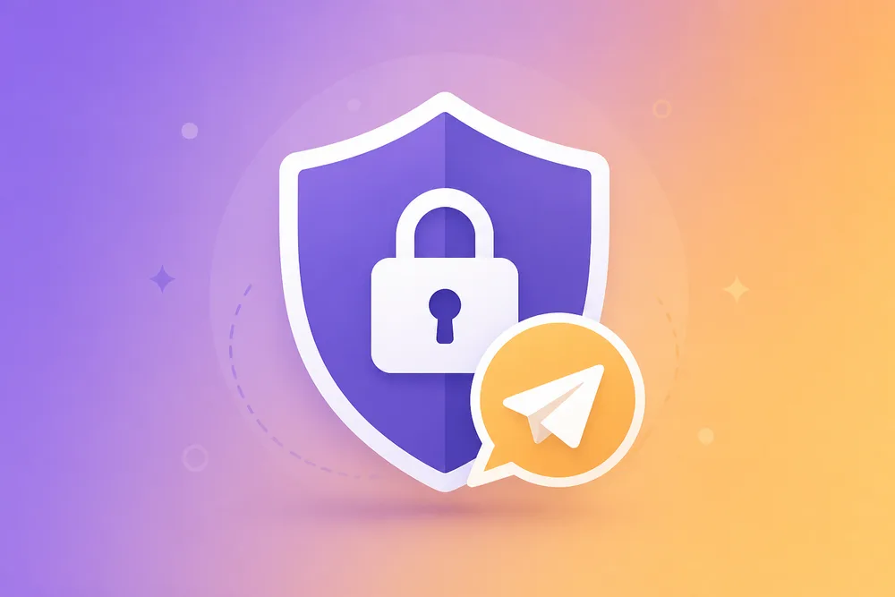 Panel privasi Telegram dengan enam pengaturan utama